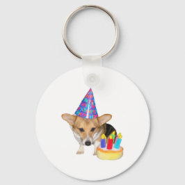 PEMBROKE WELSH CORGI-BIRTHDAY SLEUTELHANGER