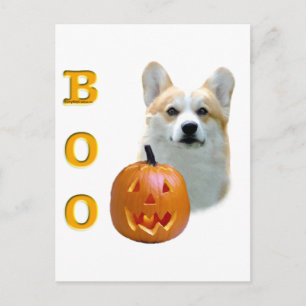 Pembroke Welsh Corgi Boo Briefkaart