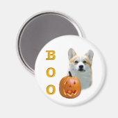Pembroke Welsh Corgi Boo Magneet (Voorkant / Achterkant)