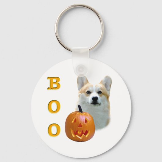 Pembroke Welsh Corgi Boo Sleutelhanger (Voorkant)