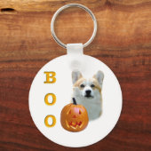 Pembroke Welsh Corgi Boo Sleutelhanger (Voorkant)