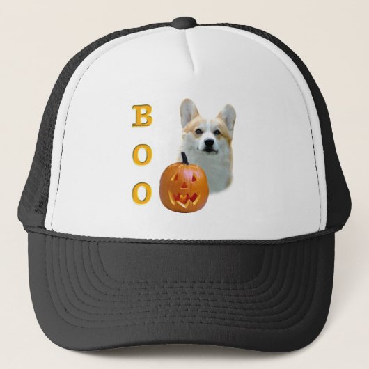 Pembroke Welsh Corgi Boo Trucker Pet (Voorkant)
