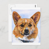 Pembroke Welsh Corgi Briefkaart (Voorkant / Achterkant)