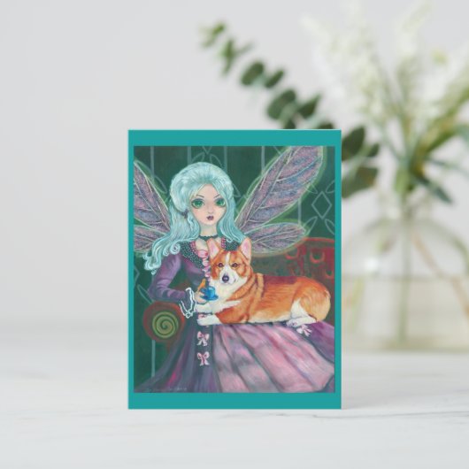 Pembroke Welsh Corgi Briefkaarten (Staand voorkant)