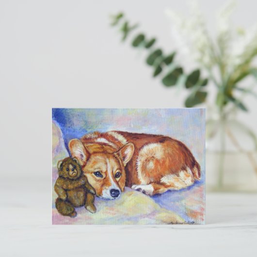 Pembroke Welsh Corgi Briefkaarten (Staand voorkant)