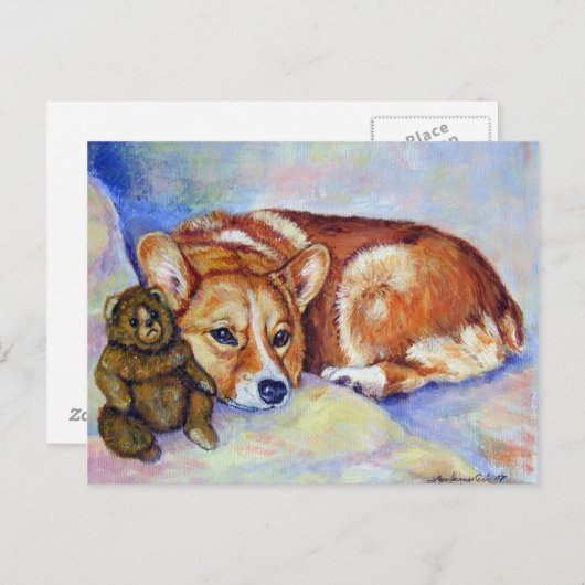Pembroke Welsh Corgi Briefkaarten (Voorkant / Achterkant)
