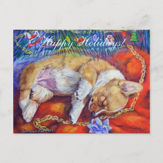 Pembroke Welsh Corgi Briefkaarten (Voorkant)