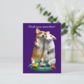 Pembroke Welsh Corgi Briefkaarten (Staand voorkant)