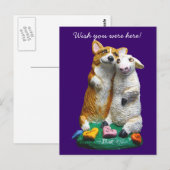 Pembroke Welsh Corgi Briefkaarten (Voorkant / Achterkant)