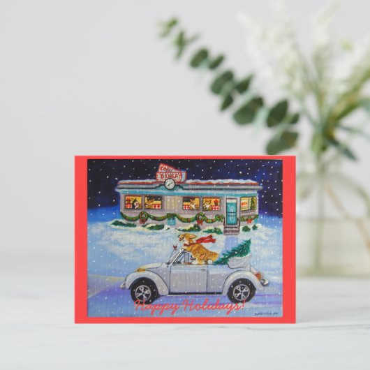 Pembroke Welsh Corgi Briefkaarten (Staand voorkant)