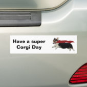 Pembroke Welsh Corgi Bumpersticker (Op auto)