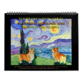 Pembroke Welsh Corgi Calendar Masters Tribute Kalender (Hoes)