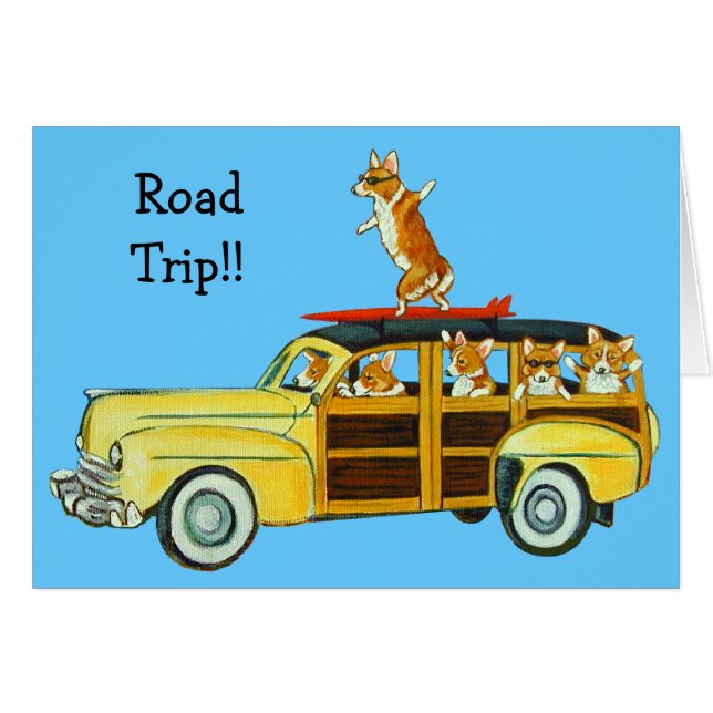 Pembroke Welsh Corgi Cards (Voorkant Horizontaal)