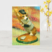 Pembroke Welsh Corgi Cards Kaart (Gele Bloem)