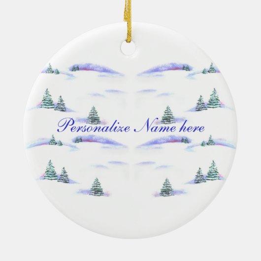 Pembroke Welsh Corgi Circle Ornament (Achterkant)