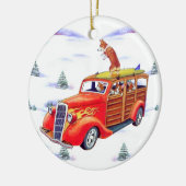 Pembroke Welsh Corgi Circle Ornament (Links)