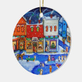 Pembroke Welsh Corgi Circle Ornament (Links)