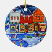 Pembroke Welsh Corgi Circle Ornament (Achterkant)