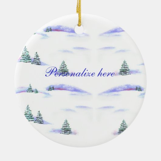 Pembroke Welsh Corgi Circle Ornament (Achterkant)