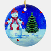 Pembroke Welsh Corgi Circle Ornament (Achterkant)