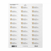 Pembroke Welsh Corgi Clean & Simple Etiket (Full Sheet)