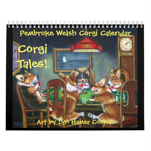 Pembroke Welsh Corgi Corgi Tales Calendar Original Kalender (Hoes)