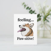 Pembroke Welsh Corgi Cute Dog Briefkaart (Staand voorkant)