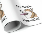 Pembroke Welsh Corgi Cute Dog  Cadeaupapier (Rol Hoek)