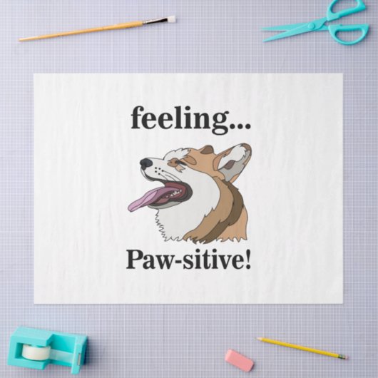 Pembroke Welsh Corgi Cute Dog  Tissuepapier (Craft)