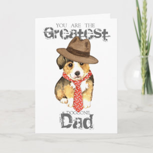 Pembroke Welsh Corgi Dad Kaart