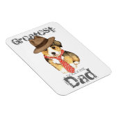 Pembroke Welsh Corgi Dad Magneet (Rechterzijde)