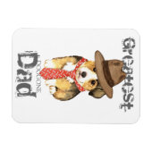 Pembroke Welsh Corgi Dad Magneet (Horizontaal)