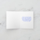 Pembroke Welsh Corgi denkt aan je Wenskaart Kaart (Binnen)