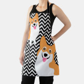 Pembroke Welsh Corgi Dinner Time Schort (Insitu)