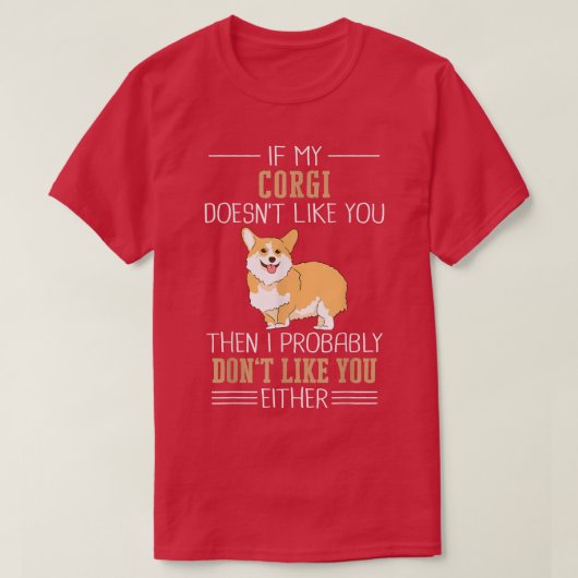 Pembroke Welsh Corgi Dog304 T-shirt (Design voorkant)