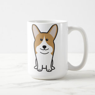 Pembroke Welsh Corgi Dog Cartoon Koffiemok