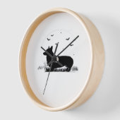 Pembroke Welsh Corgi Dog - Halloween Moon Silhouet (Hoek)