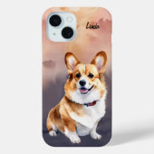 Pembroke Welsh Corgi Dog Hoesje-Mate iPhone Case (Achterkant)