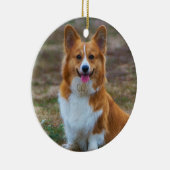 Pembroke Welsh corgi Dog Keramisch Ornament (Rechts)