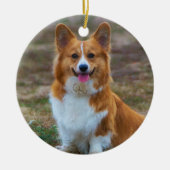 Pembroke Welsh corgi Dog Keramisch Ornament (Voorkant)