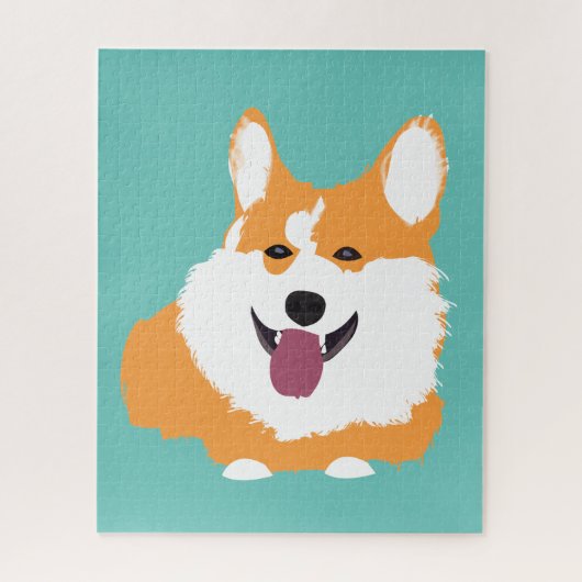 Pembroke Welsh Corgi Dog Pet Animal Legpuzzel (Verticaal)