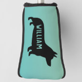 Pembroke Welsh Corgi Dog Silhouette Custom Golfheadcover (Draai 90)