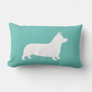 Pembroke Welsh Corgi Dog Silhouette Kussen