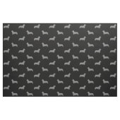 Pembroke Welsh Corgi Dog Silhouettes Pattern Stof (Fat Quarter)