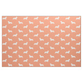 Pembroke Welsh Corgi Dog Silhouettes Pattern Stof (Fat Quarter)