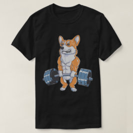 Pembroke Welsh Corgi Dog werkt Funny Corgi uit  T-shirt