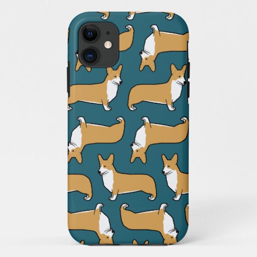 Pembroke Welsh Corgi Dogs Pattern Case-Mate iPhone Case (Achterkant)