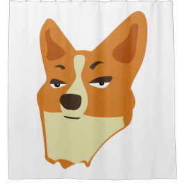 Pembroke Welsh Corgi Douchegordijn