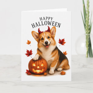 Pembroke Welsh Corgi Duivel Hond Kaart