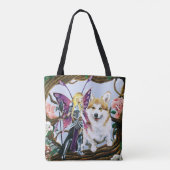 Pembroke Welsh Corgi Fairy Fantasy Tote Bag (Achterkant)
